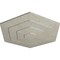 Ekena Millwork Woodruff Ceiling Medallion, Hand-Painted Pot of Cream Crackle, 23 1/4"OD x 7/8"P CM23WFPCC - alternate 4